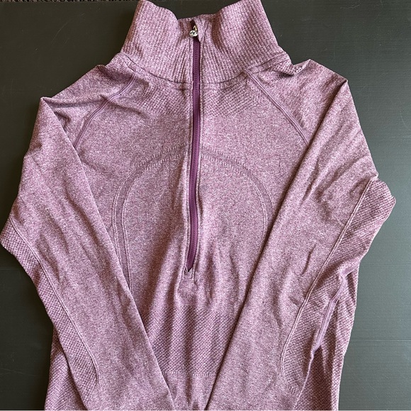Lululemon Quarter Zip Run Swiftly Burgundy - 6 - Picture 3 of 7